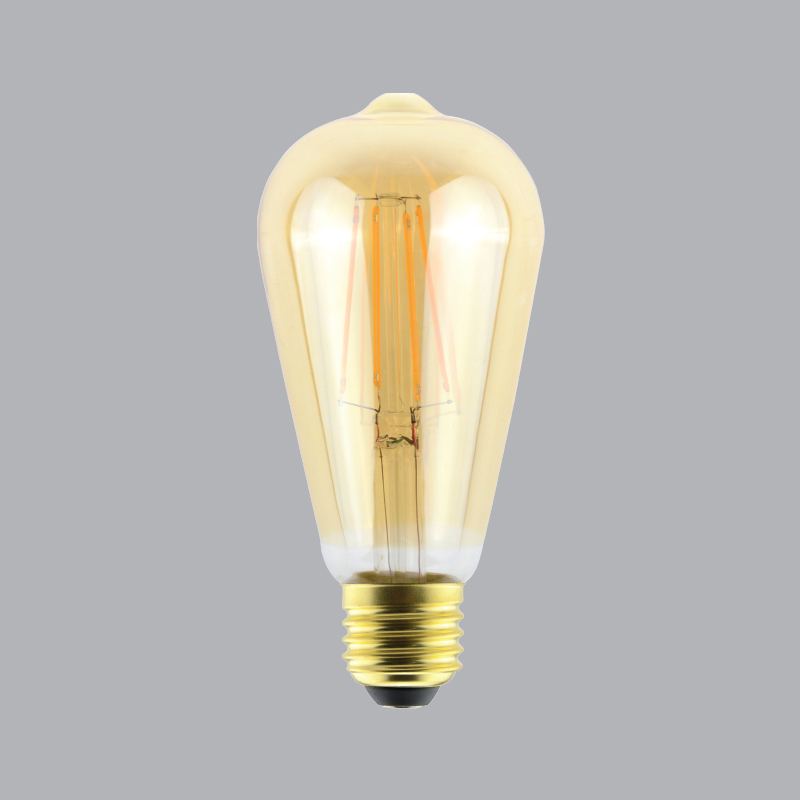 Đèn Led Bulb Filament 4W MPE, Ø64x145 mm - FLM-4/ST64 ánh sáng vàng