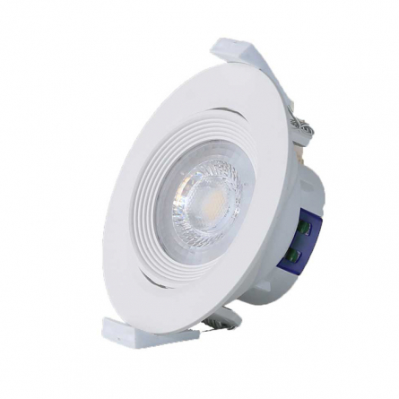 Đèn LED Downlight khẩn cấp Rạng Đông AT07.KC 90/5W 6500K, ánh sáng trắng