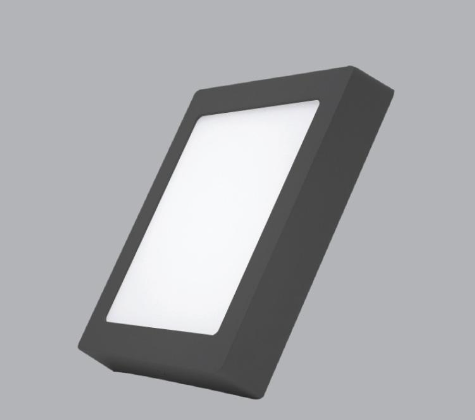 Đèn LED vuông nổi MPE 12W SRPLB-12T, 170x170x32 mm, ánh sáng trắng ( thân đèn vuông màu đen )