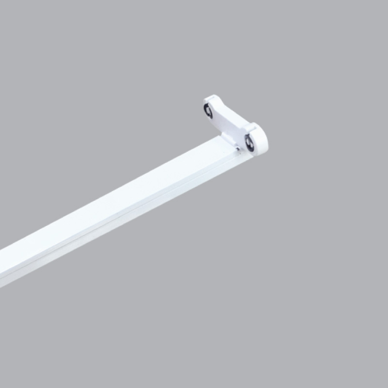 Máng đèn batten led tube T8 dành cho bóng đôi 2x10W, dài 0.6m MPE EMDK-210