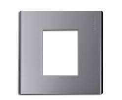 Mặt vuông dành cho 2 thiết bị Panasonic WEB7812MH, màu xám ánh kím