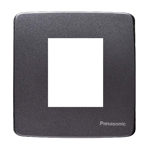 Mặt vuông dùng cho 2 thiết bị Panasonic  WMT7812MYH-VN, màu xám ánh kim