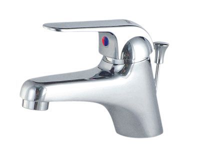 Vòi lavabo Inax nóng lạnh inox 703