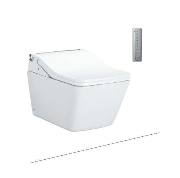 Bàn cầu treo tường Toto CW522EA/TCF804C2Z/WH172AAT, kèm nắp rửa điện tử WASHLET dòng SW (Có tính năng xả tự động)