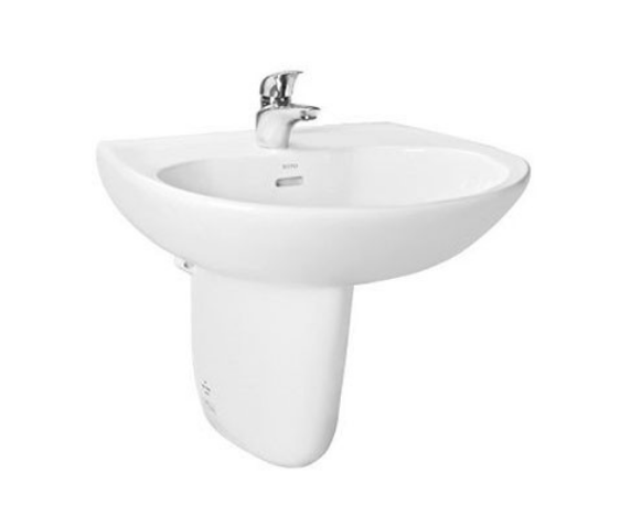 Chậu rửa lavabo chân lửng Toto LHT239CR