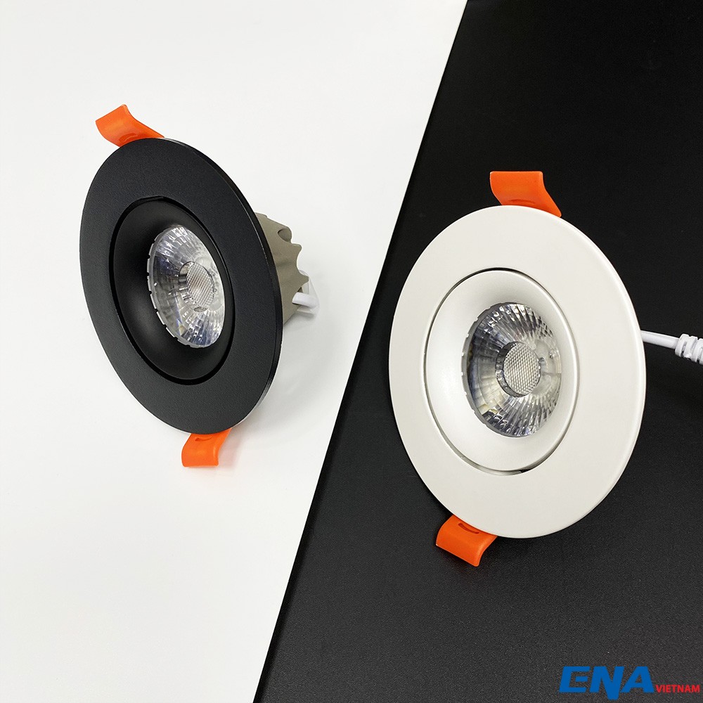 Đèn led chỉnh hướng 10W Ø95 DCE series ENA DCE10-115/CB(V), ánh sáng vàng