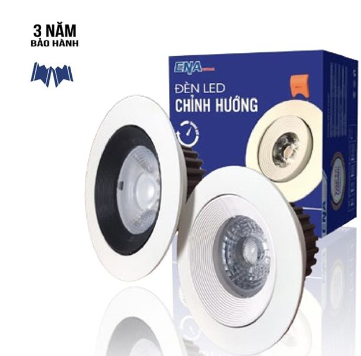 Đèn led chỉnh hướng 5W Ø70 DCV series ENA DCV05-090/CB(V), ánh sáng vàng