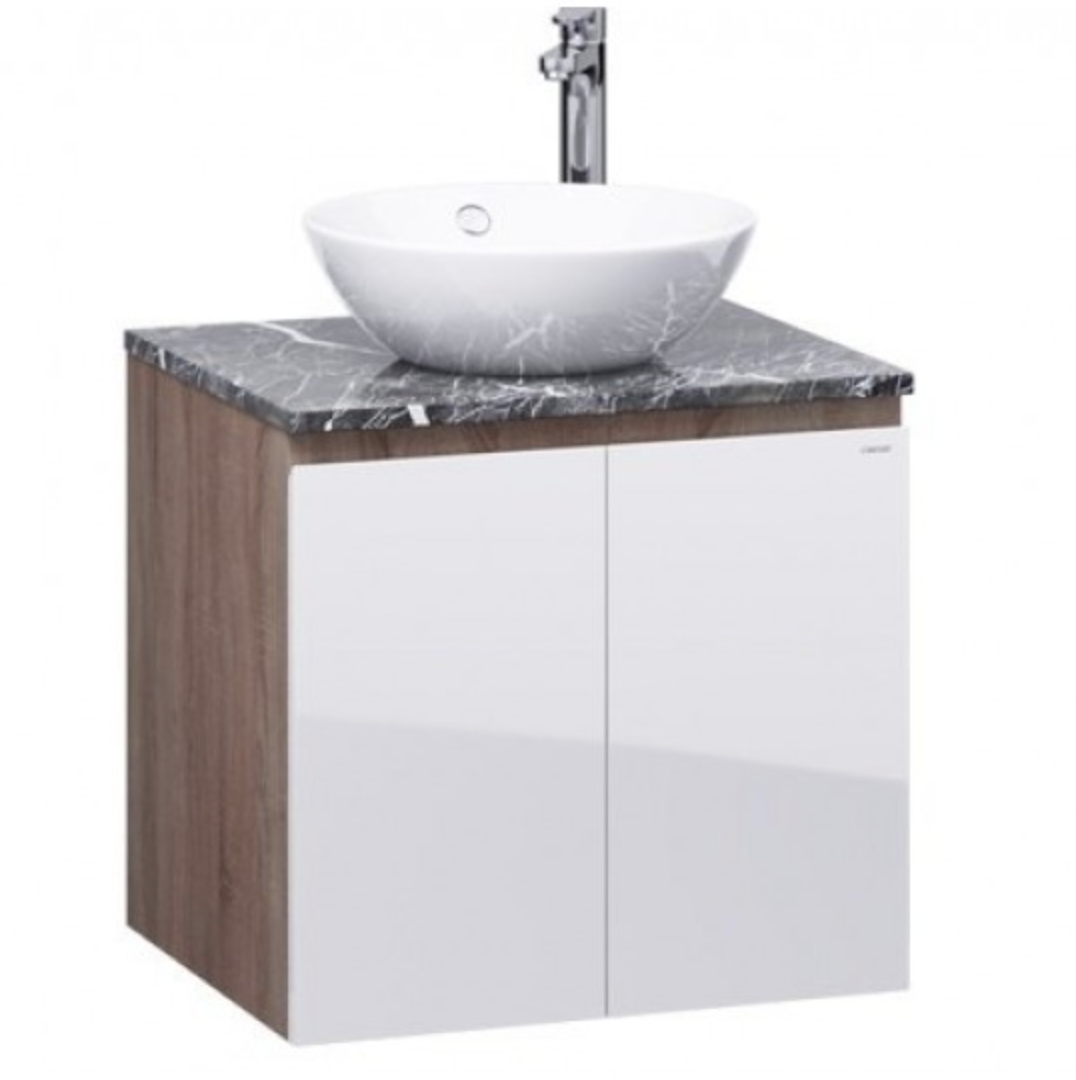 Bộ tủ lavabo trên bàn Caesar L5215+EH48002AWV