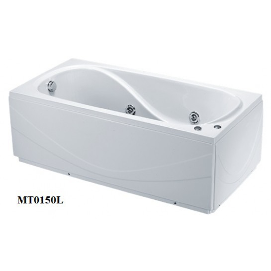 Bồn Tắm Massage 1.5M Chân Yếm CAESAR AT0150L(R)