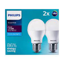 Bóng multi ESS Led Bulb 11W E27 3000K 230V 2 BÓNG/HỘP, ánh sáng vàng, 12 bóng/thùng