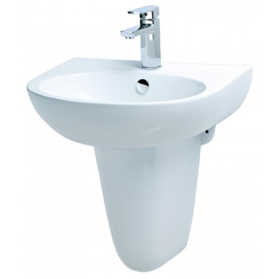 Chậu lavabo treo tường Caesar L2152+P2443