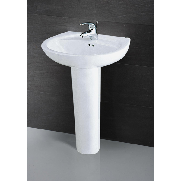 Chậu lavabo treo tường Caesar L2220 +P2437