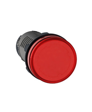 Đèn báo Ø 22, điện áp 110V AC Schneider XA2EVF4LC, màu đỏ