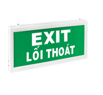 Đèn exit thoát hiểm 1 mặt Kentom (40 x 15.5 x 3cm)