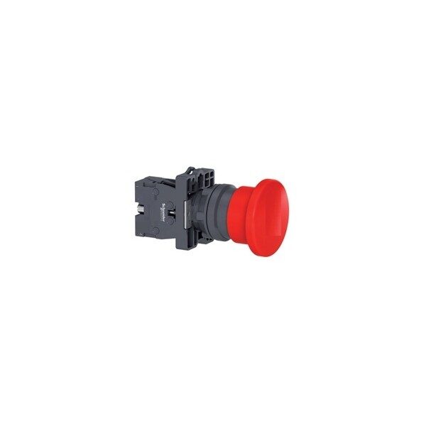 Nút nhấn nhả đầu nấm Ø 22 Schneider XA2EC21, màu đỏ