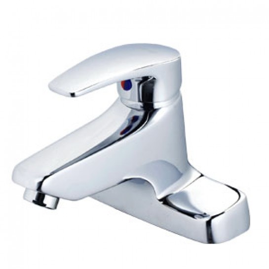 Vòi lavabo nóng lạnh Caesar B402CP, bộ xả ty