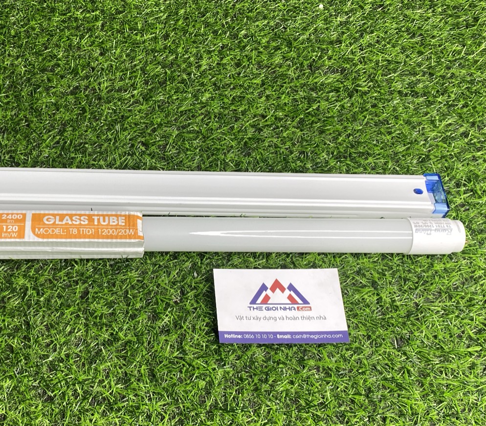 Bóng đèn led tube T8 thủy tinh 1.2m Rạng Đông T8 TT01 1200/20W, ánh sáng trắng 6500K