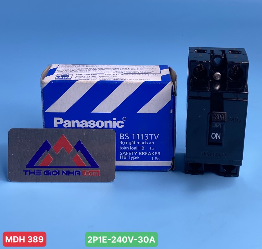 Bộ ngắt mạch an toàn HB, CB cóc 30A Panasonic BS1113TV