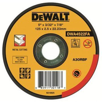 Đá cắt sắt Dewalt DWA4520FA, kích thước 100 x 2.5mm
