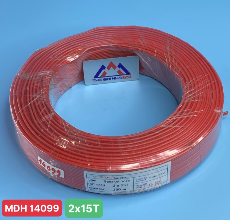 Dây loa loại Speaker wire, quy cách 2x15T