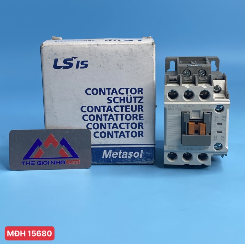 Khởi động từ Contactor 3 pha LS MC-12b 12A 5.5kW 1NO+1NC Coil 220V