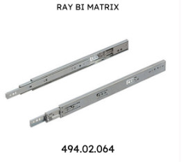 Ray bi giảm chấn Hafele 450mm 494.02.064