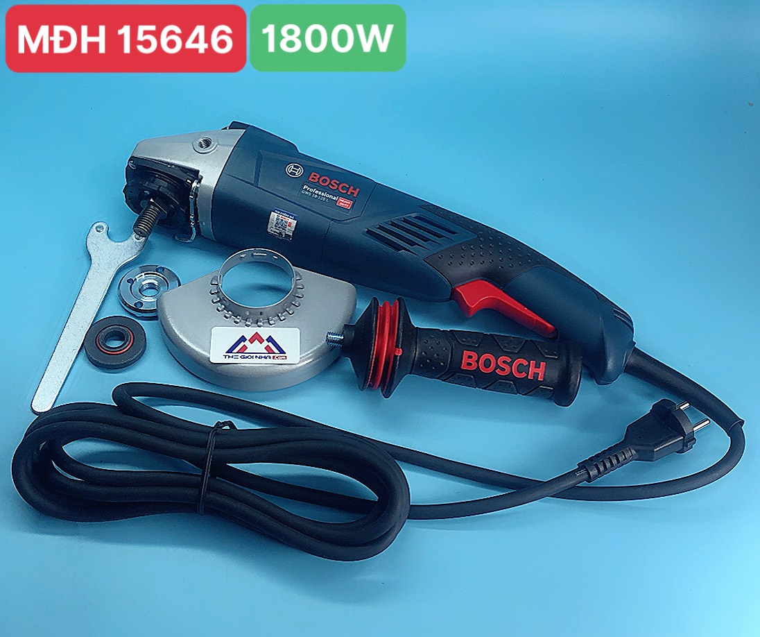 Máy mài góc chỉnh tốc Bosch GWS 18-125 SPL, công suất 1800W, Đường kính đĩa mài 125mm