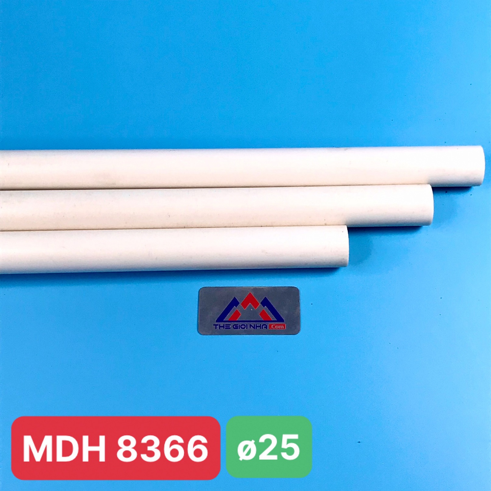 Ống luồn dây điện cứng PVC MPE chịu lực nén 750N A9025 Ø25mm dày 1.70mm