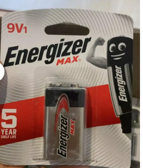 Pin 9V Energizer alkaline Max 522 BP1 - Vỉ 1 viên