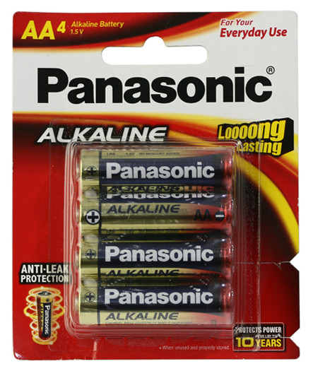 Pin AA 4 viên Alkaline Panasonic LR6T-4B-V