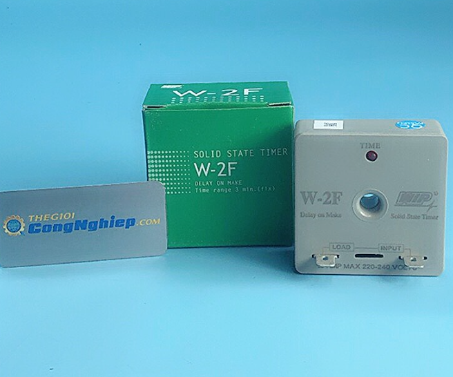 Relay thời gian 1.5A WIP W-2F, điện áp 12, 24 and 220VAC
