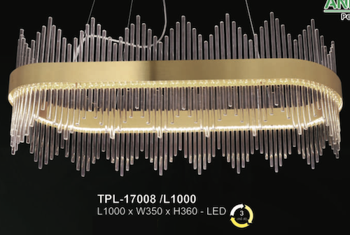 Đèn chùm Andora TPL-17008/L1000 L1000*W350*H360 - LED