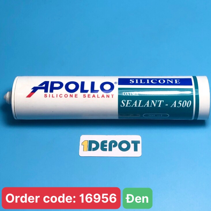 Keo silicone Apollo A500 300ml màu Nâu, 25 chai/ 1 thùng