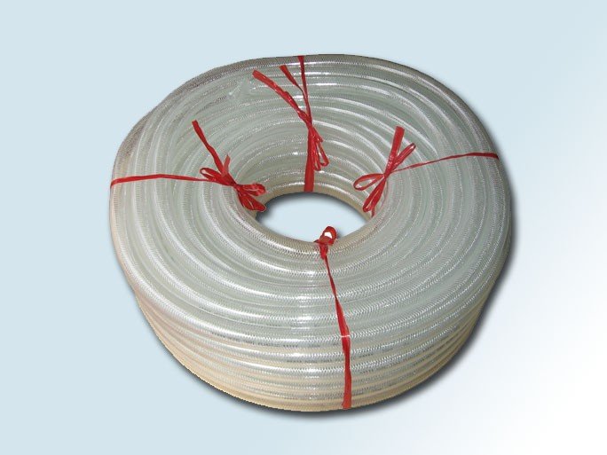 Ống nhựa pvc lưới mềm ø30mm màu trắng, cuộn 50m, 16kg/ cuộn, 1kg ~ 2.8m