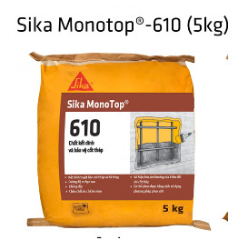 Chất kết dính và bảo vệ cốt thép Sika Monotop 610 25kg/bao màu xám