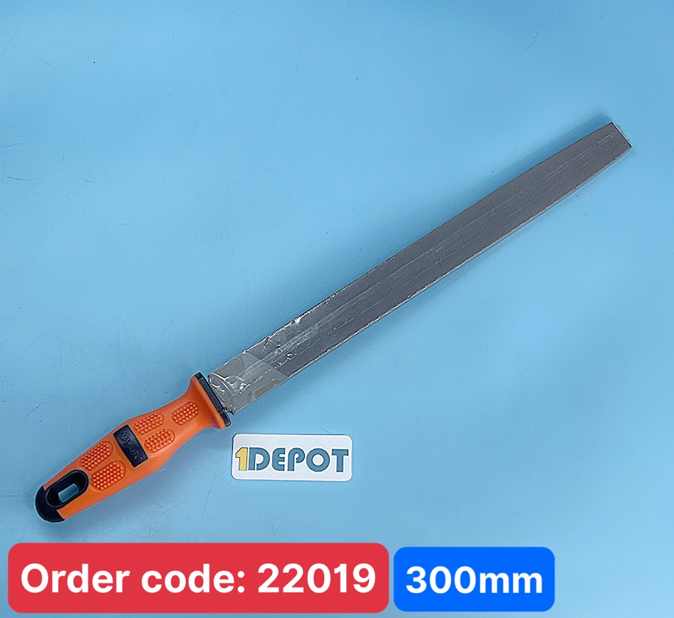 Dũa dẹp cán nhựa dẻo 300m (12 inch) Asaki AK-3743