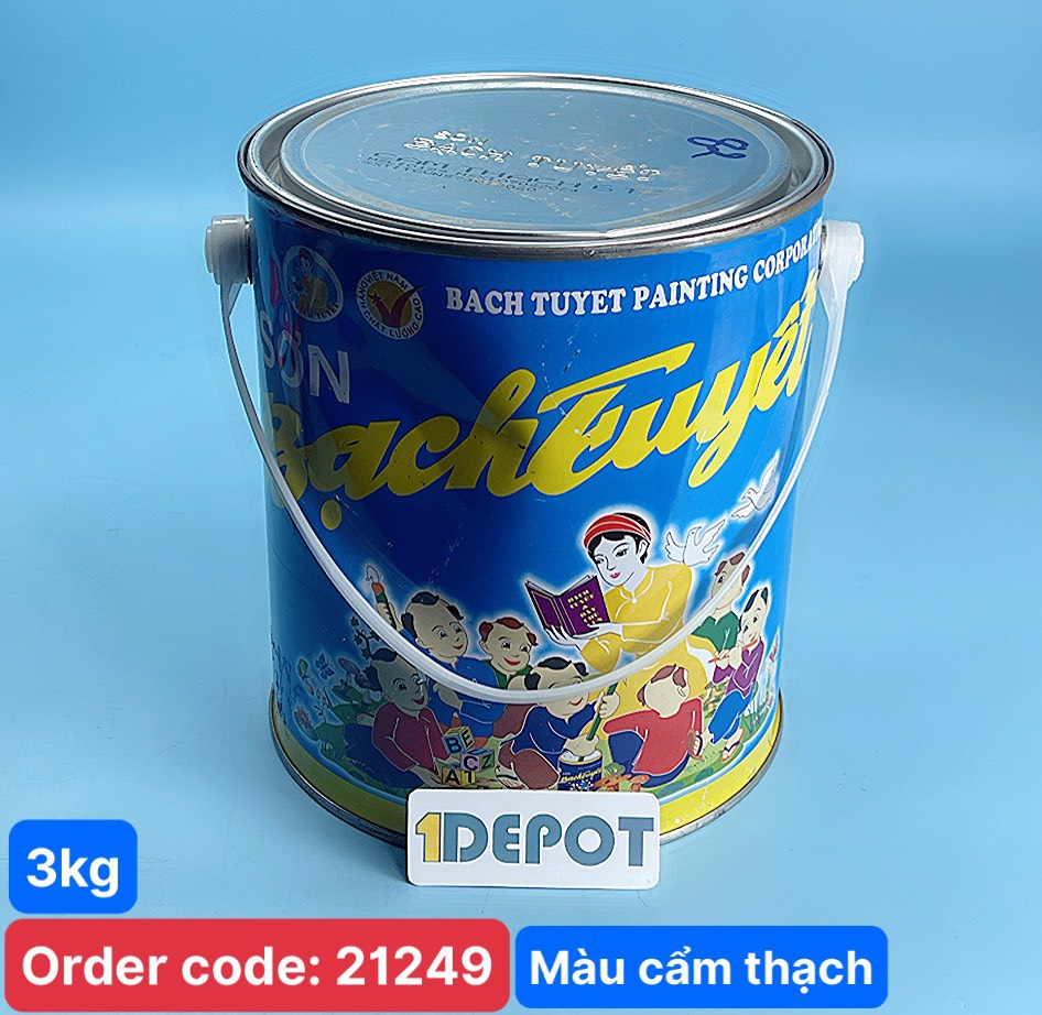 Sơn dầu Bạch Tuyết màu cẩm thạch 612 3kg