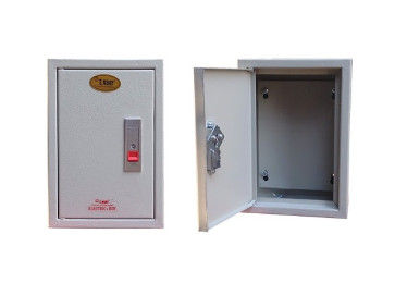 Tủ điện H210xW160xD100x1.2mm, 1 lớp cửa lắp nổi trong nhà