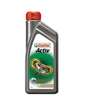 Dầu nhớt động cơ 2T castrol activ, chai 1 lít