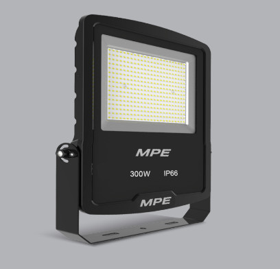 Đèn Led pha MPE 300W, 599x442x62mm - FLD5-300T ánh sáng trắng IP66