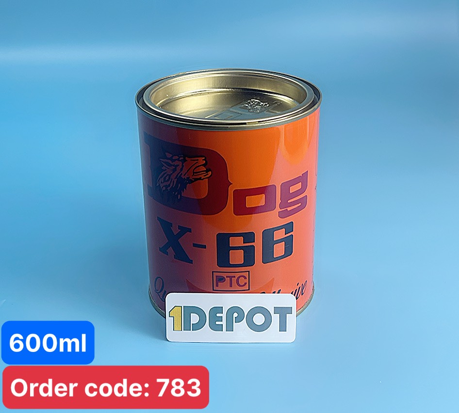 Keo con chó X-66 Dog 600ml, 24 Hộp/Thùng