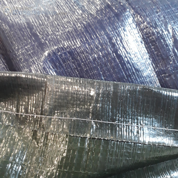 Bạt xanh dương xanh lá dày đặc biệt, kích thước 8m x15m, may biên và đóng khoen