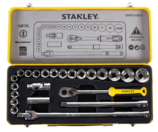 Đầu tuýp 24pc (428x175x52mm) Stanley STMT74183-8