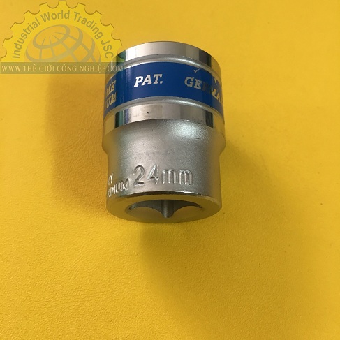 Đầu tuýp đức TOP TS-C24, 1/2'' ra lục giác, kích thước 24mm