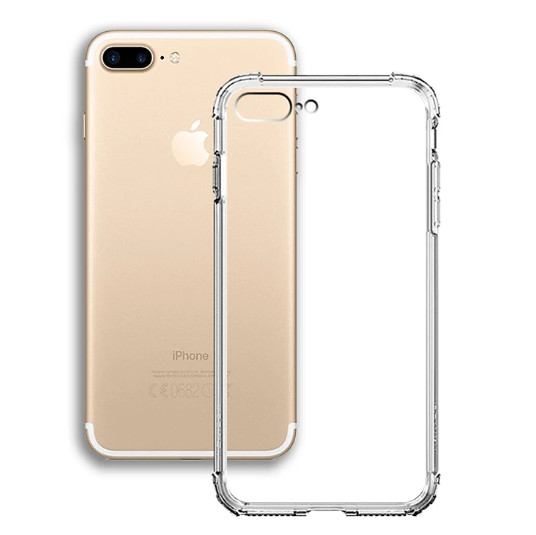 Ốp lưng chống sốc cho điện thoại Apple Iphone 7 Plus/8 Plus màu trong suốt