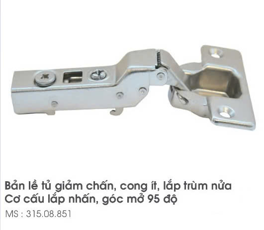 Bản Lề Trùm Nửa Metalla SM 95º Hafele 315.08.851