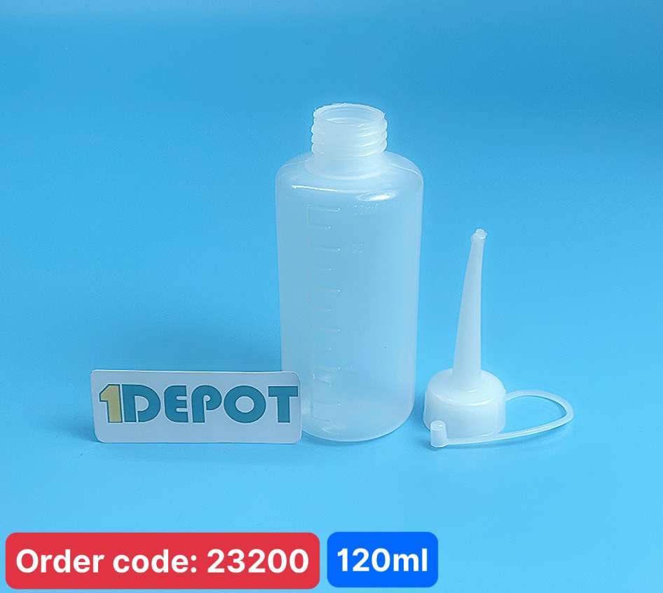 Bình nhỏ giọt OEM-866 chất liệu nhựa HDPE dung tích 120ml có chia vạch 10ml