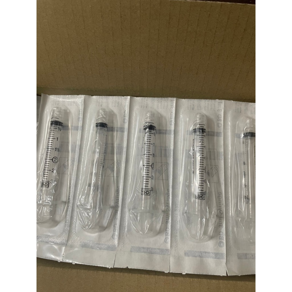 Bơm tiêm đầu xoắn BD 3ml Syringe