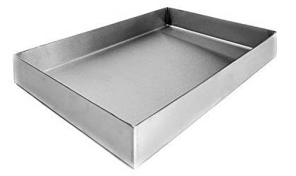 Khay inox 304, kích thước 650x530x65mm (DxRxC), dày 1.5mm