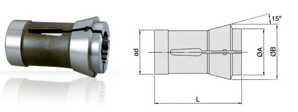 Mâm cặp dạng collet 173E